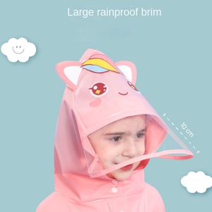 Impermeabile per Bambini e Bambine in Materiale EVA, Poncho Antipioggia per Asilo Nido per Bambini di 4 Anni, Accessori per la Cura del Bambino - Product Image 2