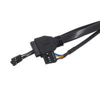 Boîtier d'ordinateur PC, câble monté sur le panneau avant, double USB 3.0 HD AUDIO + LED SW, boîtier d'ordinateur, câble de panneau avant, vente d'usine