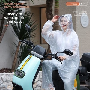Ensemble imperméable classique en PVC épaissi pour <span class=keywords><strong>femme</strong></span> – Combinaison de <span class=keywords><strong>pluie</strong></span> intégrale et <span class=keywords><strong>pantalon</strong></span> de <span class=keywords><strong>pluie</strong></span> pour moto, électromobile et tourisme - Product Image 2