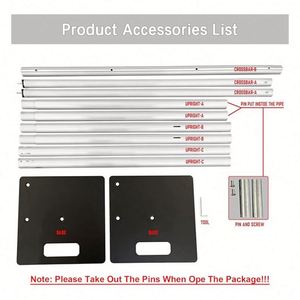 Kit de Soporte para Telón de Fondo de Fotografía de Alta Resistencia, 6 x 10 pies, con Tubos y Cortinas, para Decoración de Escenarios - Product Image 6