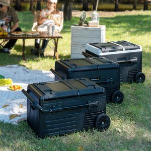 Systèmes de contrôle <span class=keywords><strong>solaire</strong></span> pour <span class=keywords><strong>batterie</strong></span> rechargeable, réfrigérateur de véhicule 35L 45L 55L, 12V/24V/100-250V, mini réfrigérateur portable pour voiture - Product Image 3