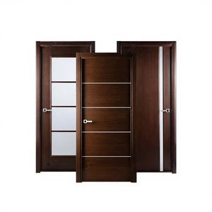Puerta Principal de Madera Maciza Resistente a la Intemperie Diseño Elegante Puertas Interiores Resistente al Viento Ideal para Villas de Lujo Puerta de Entrada de Madera - Product Image 2