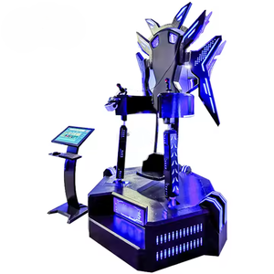 Bay 360 độ đứng điều chỉnh chiều cao VR hàng không vũ trụ chủ đề chuyến bay mô phỏng chuyển động cho công viên phiêu lưu sử dụng sân bay - Product Image 2