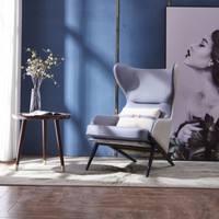 Fauteuil inclinable ergonomique inspiré de la technologie moderne, en cuir véritable, écologique, pour salle à manger, salon, bureau à domicile, ensemble de meubles