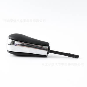 Pomo de Palanca de Cambios de Cuero para Auto, Electrochapado en Negro Mate, Ergonómico, para BMW E81 E82 E87 E90 E91 E92 E93 E36 E38 E39 E46 Z4 - Product Image 5