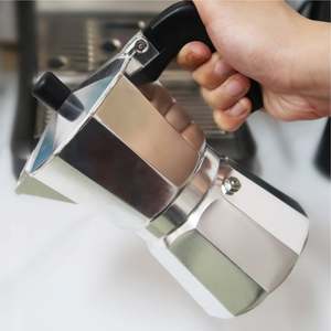 Cafetière Moka en aluminium italienne portable personnalisée 150ml 300ml 450ml petite cafetière expresso pour voyage camping - Product Image 6