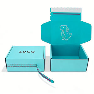 Sobres de Cartón Corrugado Personalizados Premium con Cierre, Hechos con Materiales Reciclados, Sin Cinta Adhesiva, Impresión a Cuatro Colores para Envío y Embalaje de Regalos - Product Image 1