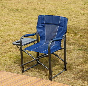 Sillas de <span class=keywords><strong>director</strong></span> de tubo de aluminio plegables portátiles Sillas de Directores de mesa auxiliar cómodas Silla de Directores de camping de alta resistencia - Product Image 1