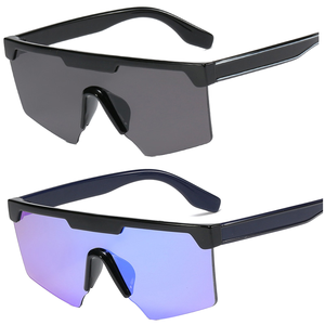 Prêt à expédier, usine chinoise, vente chaude, lunettes de soleil rondes de luxe avec verres UV400, tendance, en métal, pour unisexe, usage extérieur - Product Image 1