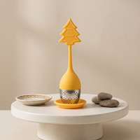 UJ-TI025 Infuseur à thé en silicone durable en forme de sapin de Noël