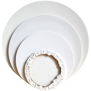 Stretched Artist <strong>Round</strong> Shape Wooden Frame Blank <strong>Canvas</strong> for Painting - Product Image 1