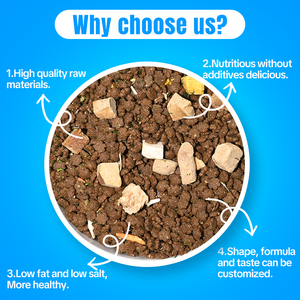 Alimento Crudo Liofilizado para Gatos a Granel OEM Sin Granos Alto Contenido de <span class=keywords><strong>Carne</strong></span> Receta Natural Venta al por Mayor de Alimentos para Mascotas - Product Image 2