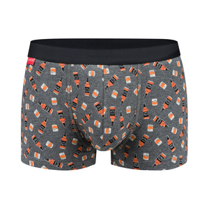Calcetines bóxer divertidos y originales para hombre, transpirables, de tiro medio, con estampado de cerveza, ropa interior con diseño novedoso en tubo, regalo original al por mayor. - Product Image 2