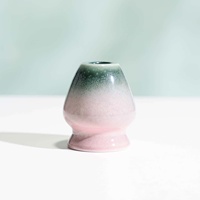 Bol à matcha en porcelaine personnalisé avec motif de grenouille, coffret cadeau matcha avec fouet en bambou