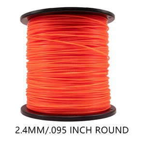 Strimmer cavo <span class=keywords><strong>filo</strong></span> arancione 5LB tipo rotondo 2.4MM / .095 pollici in Nylon decespugliatore linea <span class=keywords><strong>filo</strong></span> <span class=keywords><strong>filo</strong></span> <span class=keywords><strong>filo</strong></span> <span class=keywords><strong>filo</strong></span> di ricambio Trimmer - Product Image 3