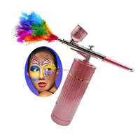 Aérographe portable rechargeable double action 0,3 mm 20 psi pour nail art, décoration de gâteaux, tatouage, maquillage et salon
