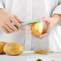 Nieuw Product Idee Huis En Keuken Accessoires Gadgets Fruit Groente Gereedschap Apple Wortelen Aardappel Dunschiller Mes Aangepast Logo