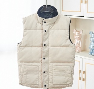 <span class=keywords><strong>Chaleco</strong></span> de Plumón de <span class=keywords><strong>Ganso</strong></span> de Alta Calidad para Hombre, Diseño Exclusivo, Sin Mangas, Estilo Casual, Cuello Alto, para Invierno - Product Image 6