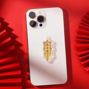 Pegatina para teléfono con forma de calabaza, amuleto de la suerte con el <span class=keywords><strong>Dios</strong></span> de la Riqueza - Product Image 6