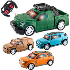 Juguete de Coche de Plástico Resistente para Uso en Interiores y Exteriores, Control Remoto de 13 m, Coche RC 1:18 con Luces 3D para Niños y Adultos - Product Image 1