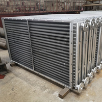 Échangeur de chaleur à tubes à ailettes en acier inoxydable pour séchage du bois - Température de fonctionnement de -40°C à 500°C - Garantie 1 an