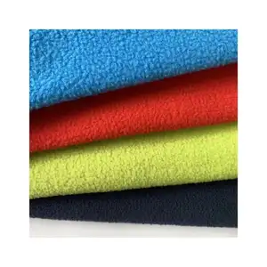 NO MOQ&High Color Fastness Polar Fleece Fabric Double Sides Brushed&Anti Pilling 100%Polyester 290GSM For Winter Coat