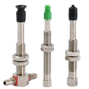 Varilla de succión neumática miniatura con rosca de 1/4 pulgada, antirrotación y válvula de liberación para elevadores de vacío - Product Image 1