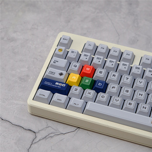 Minesweeper Thème Keycaps 143 Touches Pbt Keycap Dye-Sub Cherry Profil Keycaps pour 61/87/104/108 Wooting Clavier Mécanique - Product Image 1