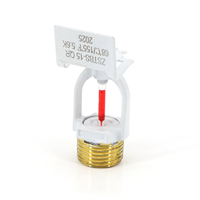 Tête de sprinkler automatique à réponse rapide ZSTBS-15/20 encastrée dans le mur, sphère en verre de 3 mm