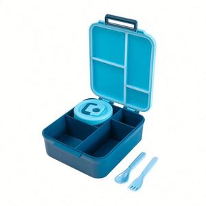 Cute School Supplies Heatable Microwave Safe Dual-Tier BPA Free Thermos <b>Lunch</b> <b>Box</b> Spoon Fork Set Leak-Proof Bento <b>Box</b> Snack - Product Image 4