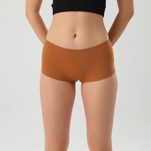 Culottes Boxer en Coton Grande Taille pour Femmes : <span class=keywords><strong>Sous</strong></span>-vêtements Modestes, Culottes Boxer en Coton Peigné Effet Remonte-Fesses - Product Image 3