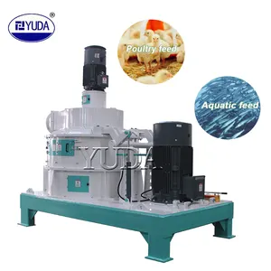 YUDA 5-8 t/h broyeur à marteaux Pulvérisateur ultra-fin Machine de meulage d'alimentation Ligne de production d'aliments pour animaux