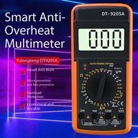 DT9205A Meteran Arus dan Tegangan Digital Multimeter Multifungsi dengan Layar LCD Meteran Digital Cerdas Berukuran Saku