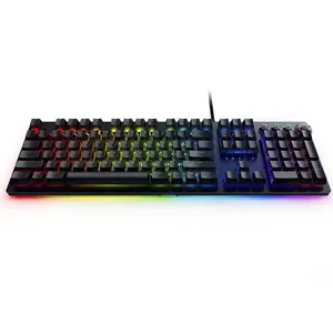 100% original low price Ra-zer HUNT-SMAN ELITE Gaming Keyboard LED Backlit Wired Mechanical Gaming Keyboard