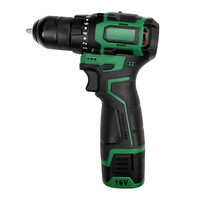 Perceuse sans fil à moteur sans balais, ensemble d'outils électriques 16v, perceuses électriques