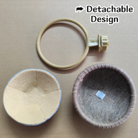 Nid de reproduction pour oiseaux, canaris, pinsons, perroquets, nid en corde de chanvre tissée