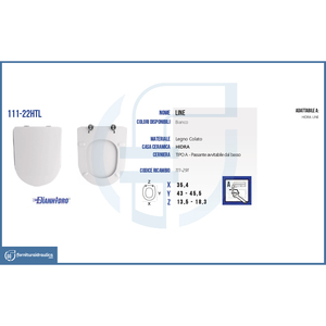 Copriwater Top Line per Sedili WC Hidra Vaso - Product Image 2