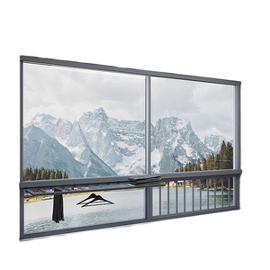 <span class=keywords><strong>Moustiquaire</strong></span> double en verre insonorisée <span class=keywords><strong>pour</strong></span> balcon intérieur et extérieur <span class=keywords><strong>pour</strong></span> fenêtres coulissantes <span class=keywords><strong>pour</strong></span> portes intérieures Fenêtres en aluminium - Product Image 2