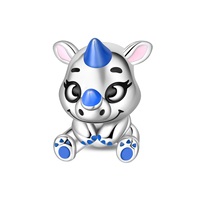 PANBUEATY nouveauté cuivre plaqué 925 argent breloques pendentifs monstre lapin perle Bracelet accessoires fabrication de bijoux fournitures