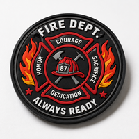 Badge 3D en PVC souple de haute qualité, durable, avec logo personnalisé, patch auto-agrippant pour vestes, sacs, chapeaux – Vente en gros de patchs PVC personnalisés