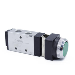 Vanne mécanique en alliage d'aluminium série JMJ, 2 positions, 3 voies, type bouton-poussoir, vente en gros, vannes de commande de type rouleau JMJ-07 - Product Image 1