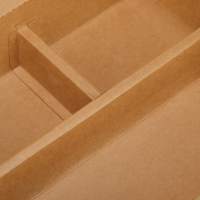 Boîte à emporter en papier kraft jetable, boîte à lunch divisée en 3-4 compartiments, récipient alimentaire biodégradable pour la restauration