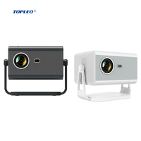 Projecteur Android Topleo Full HD 1080P avec mise au point automatique, ajustement automatique de l'écran, évitement automatique des obstacles, WiFi 6 pour projecteur de cinéma maison