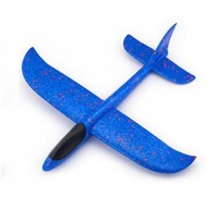 Hoshi Avion à lancer à la main de 48 cm, petit cochon volant, avion en mousse EPP, jouet d'extérieur, planeur à inertie pour enfants