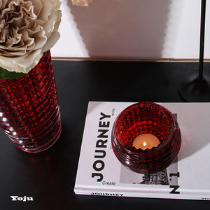 <span class=keywords><strong>Petit</strong></span> bougeoir en cristal brillant de style européen, salon, décoration de bureau, vase à boules, ornements d'aromathérapie, Chine - Product Image 4