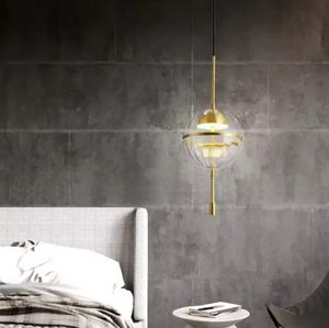 Lámpara colgante de globo moderno para cocina, Isla, comedor, bola de cristal de latón, luz colgante - Product Image 2