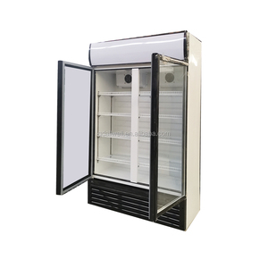 Réfrigérateur vertical à deux portes vitrées pour la présentation de boissons Pepsi, <span class=keywords><strong>grand</strong></span> <span class=keywords><strong>volume</strong></span>, pour supermarché - Product Image 2