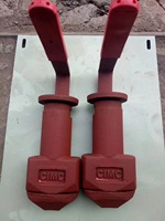 LUEN Nouvelle semi-remorque plateau en acier de haute qualité, avec verrous de conteneur, 16T, certifiée ISO/TS16949, directement de l'usine chinoise