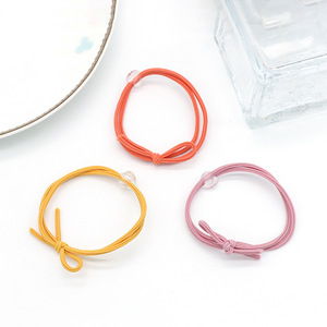 Coleteros de Goma con Lazo de Colores, Accesorios para el Cabello de Uso Casual, Origen Yiwu, Otoño 2022 - Product Image 3