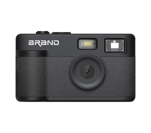 2025 New Arrival 12MP Vintage Retro Screenless Quality Digital Camera with LED Flash and 1200mAh Lithium Battery